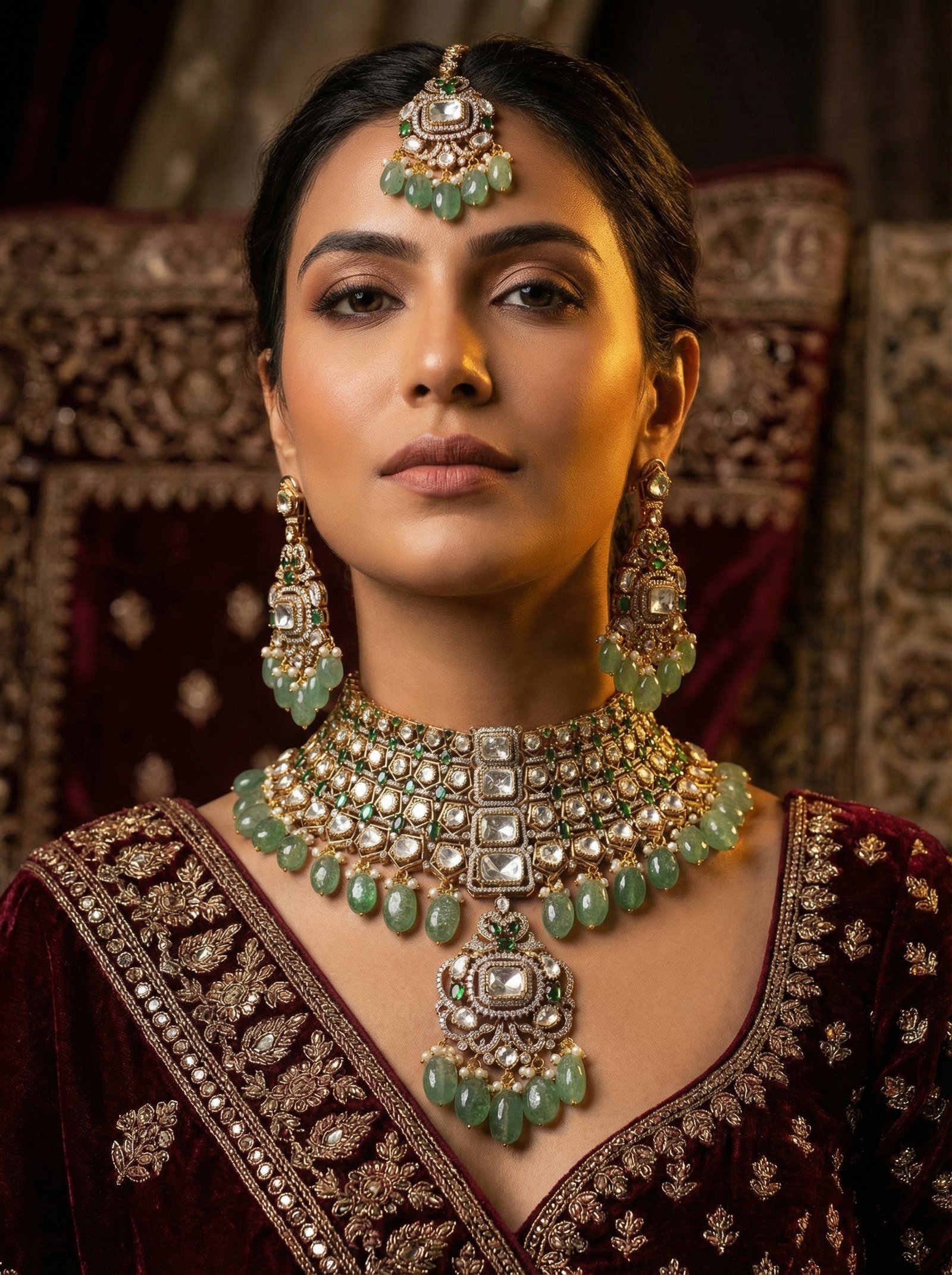 Anandi Polki Bridal Choker Set