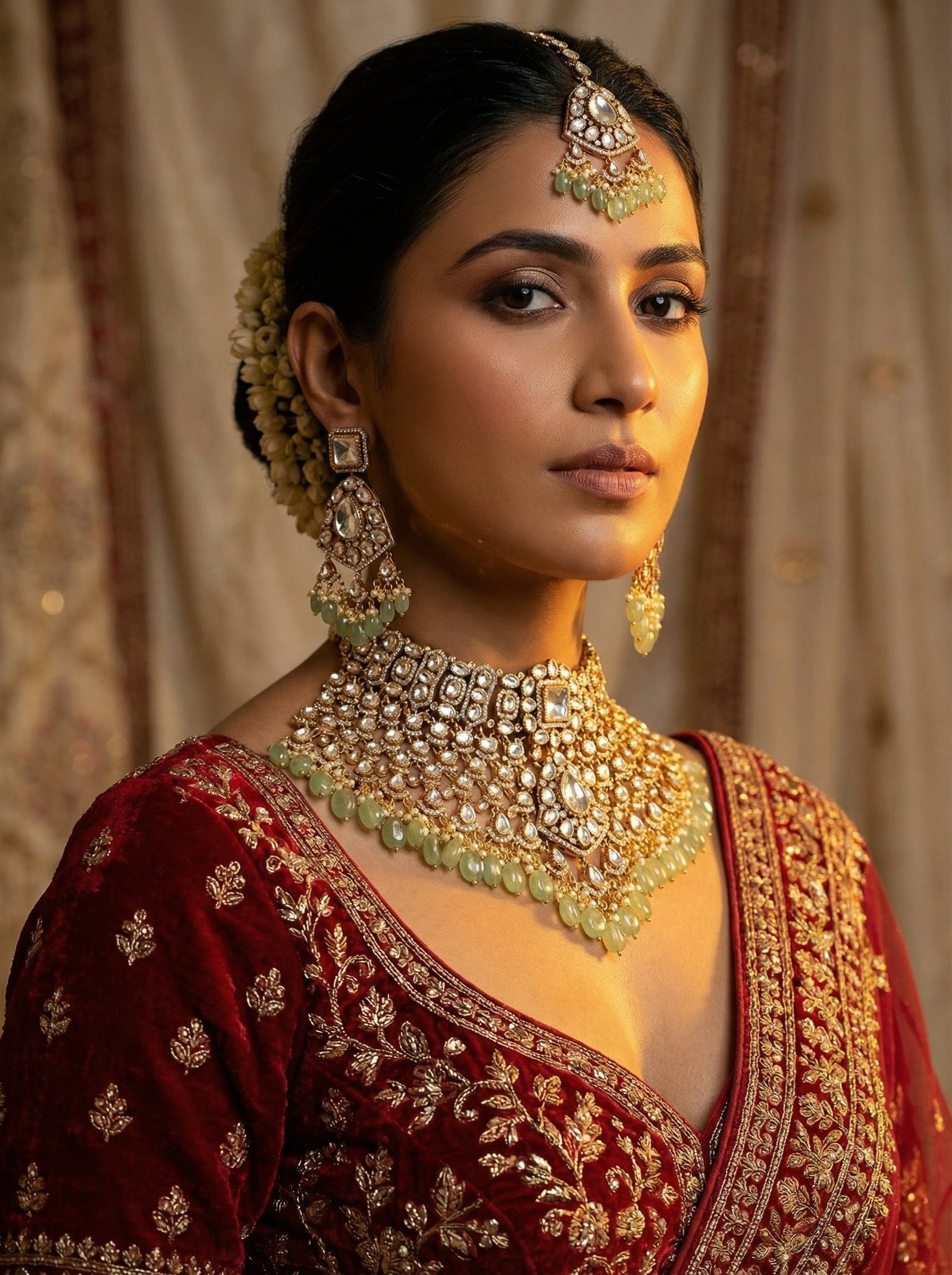 Anuja Polki Bridal Choker Set