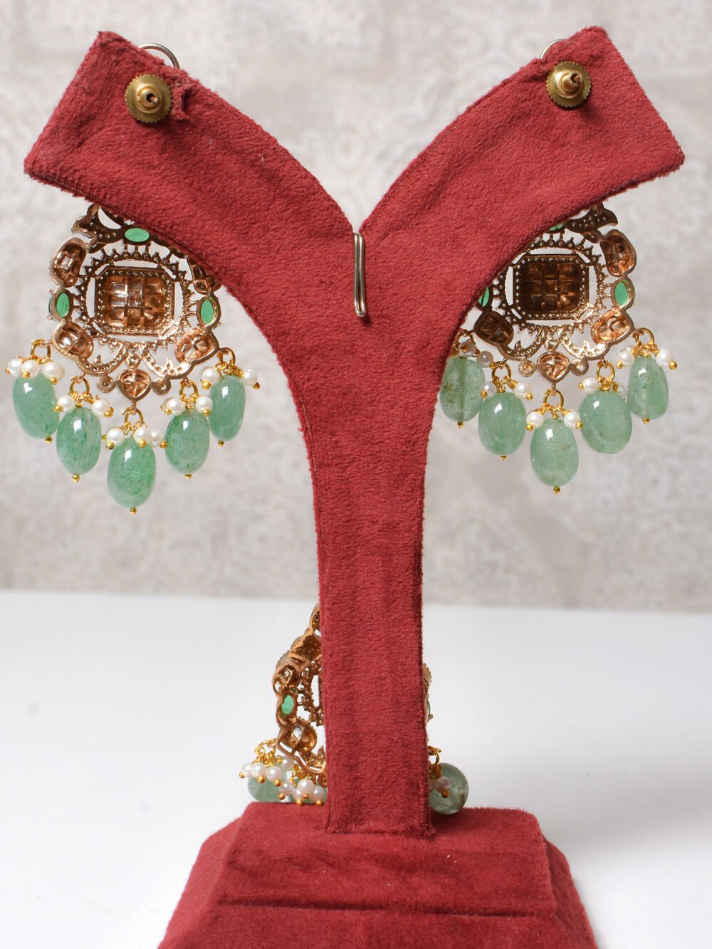 Anandi Polki Bridal Choker Set - Image 7