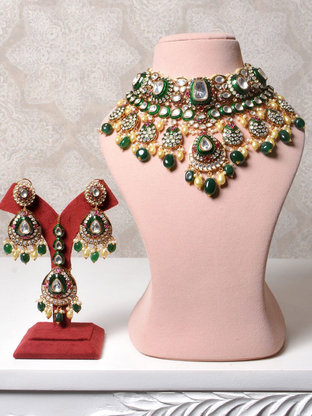 Aradhana Polki Bridal Choker Set - Image 2