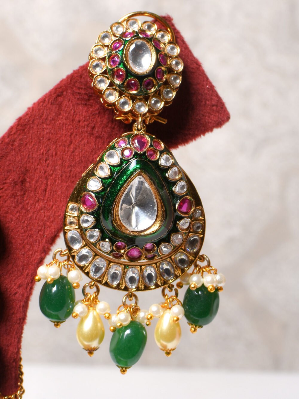 Aradhana Polki Bridal Choker Set - Image 5