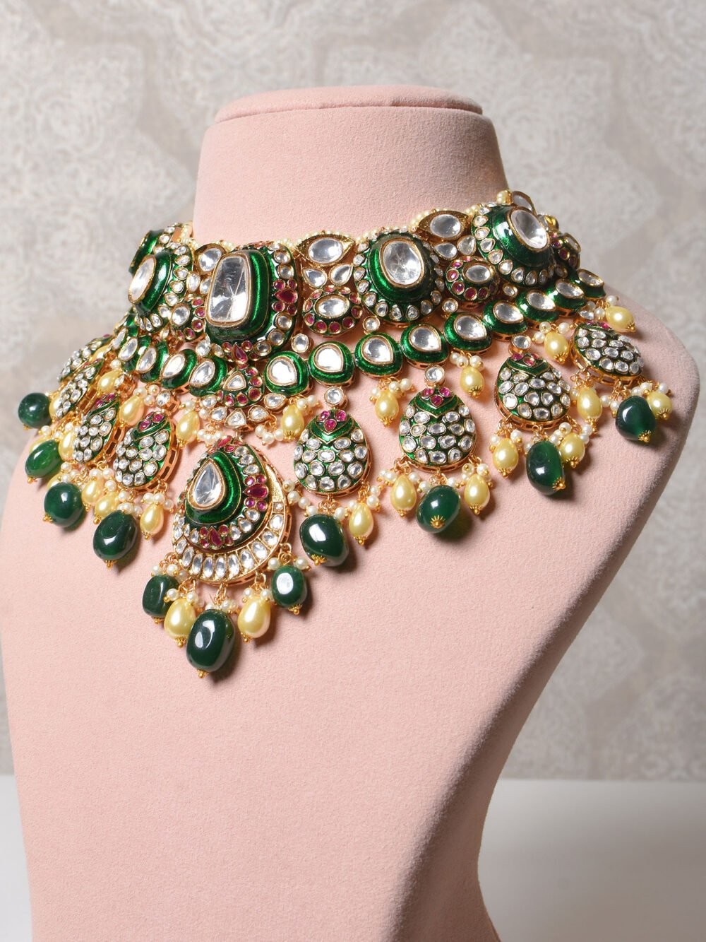 Aradhana Polki Bridal Choker Set - Image 3
