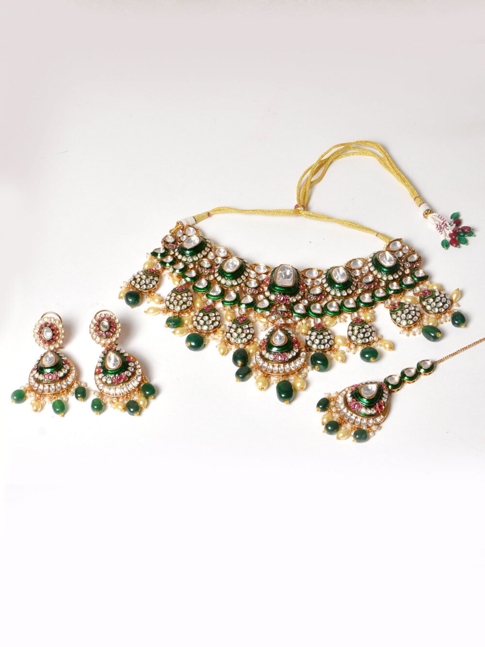 Aradhana Polki Bridal Choker Set - Image 8