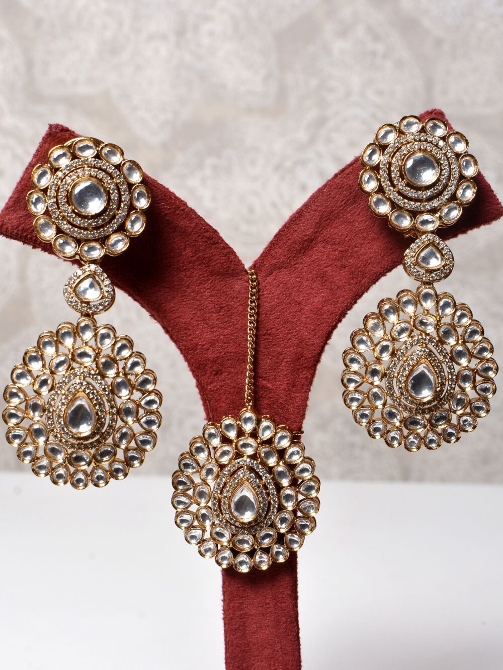 Anvika Polki Bridal Choker Set - Image 4