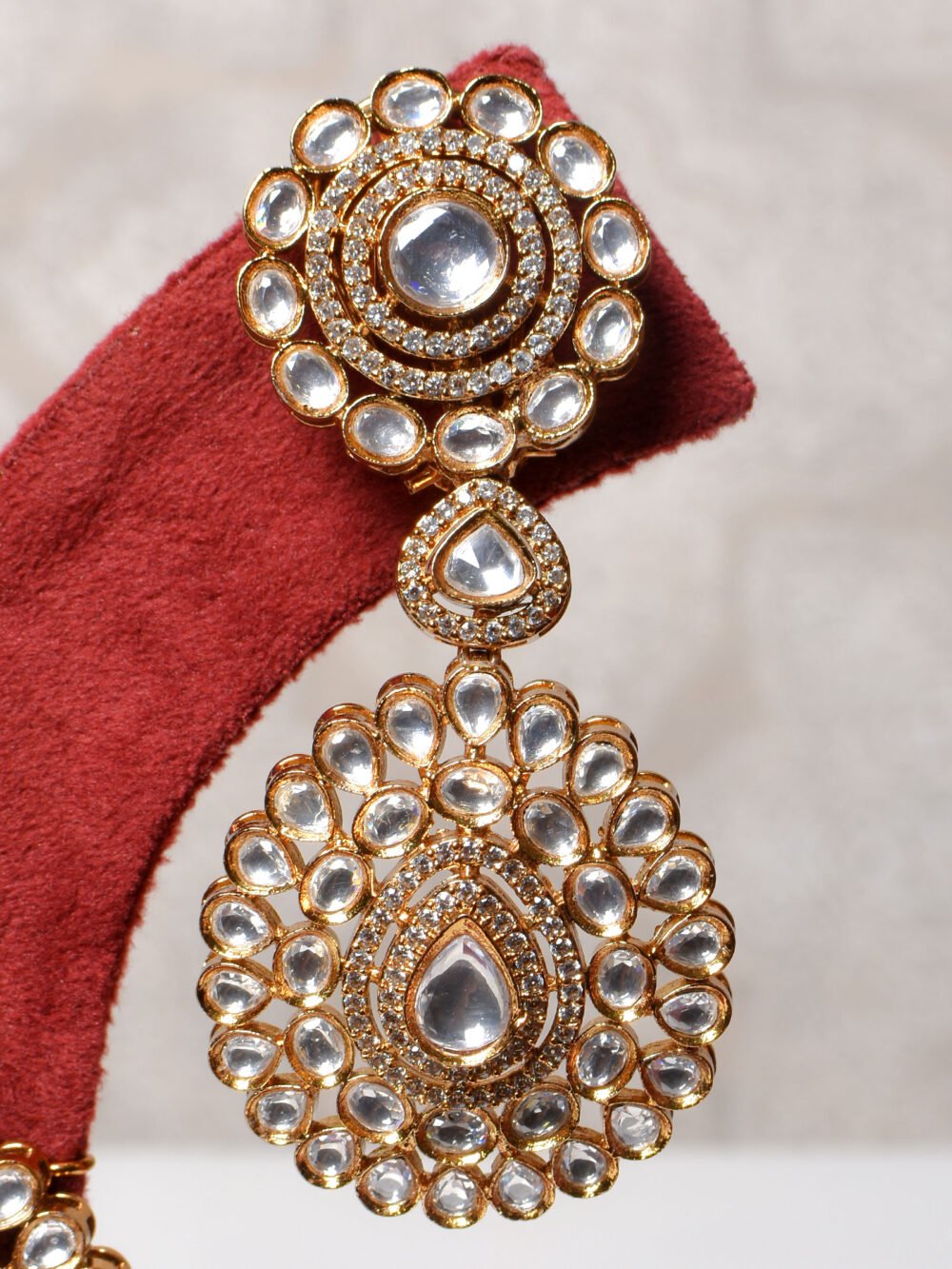 Anvika Polki Bridal Choker Set - Image 5
