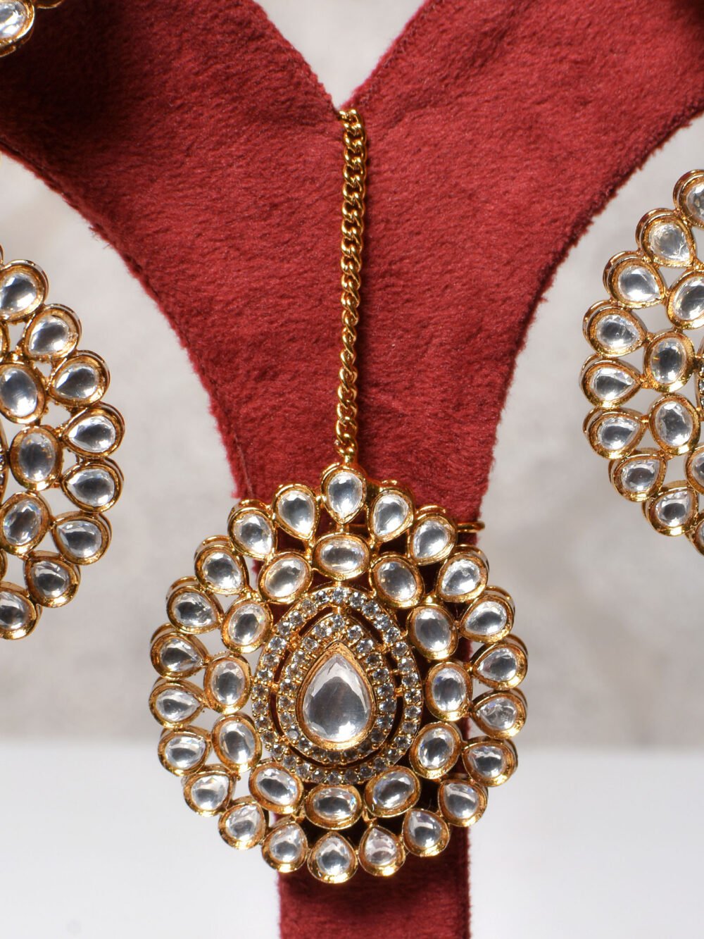 Anvika Polki Bridal Choker Set - Image 6