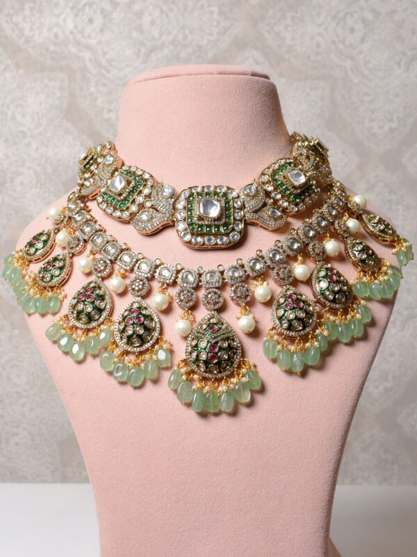 Aparna Polki Bridal Necklace Set