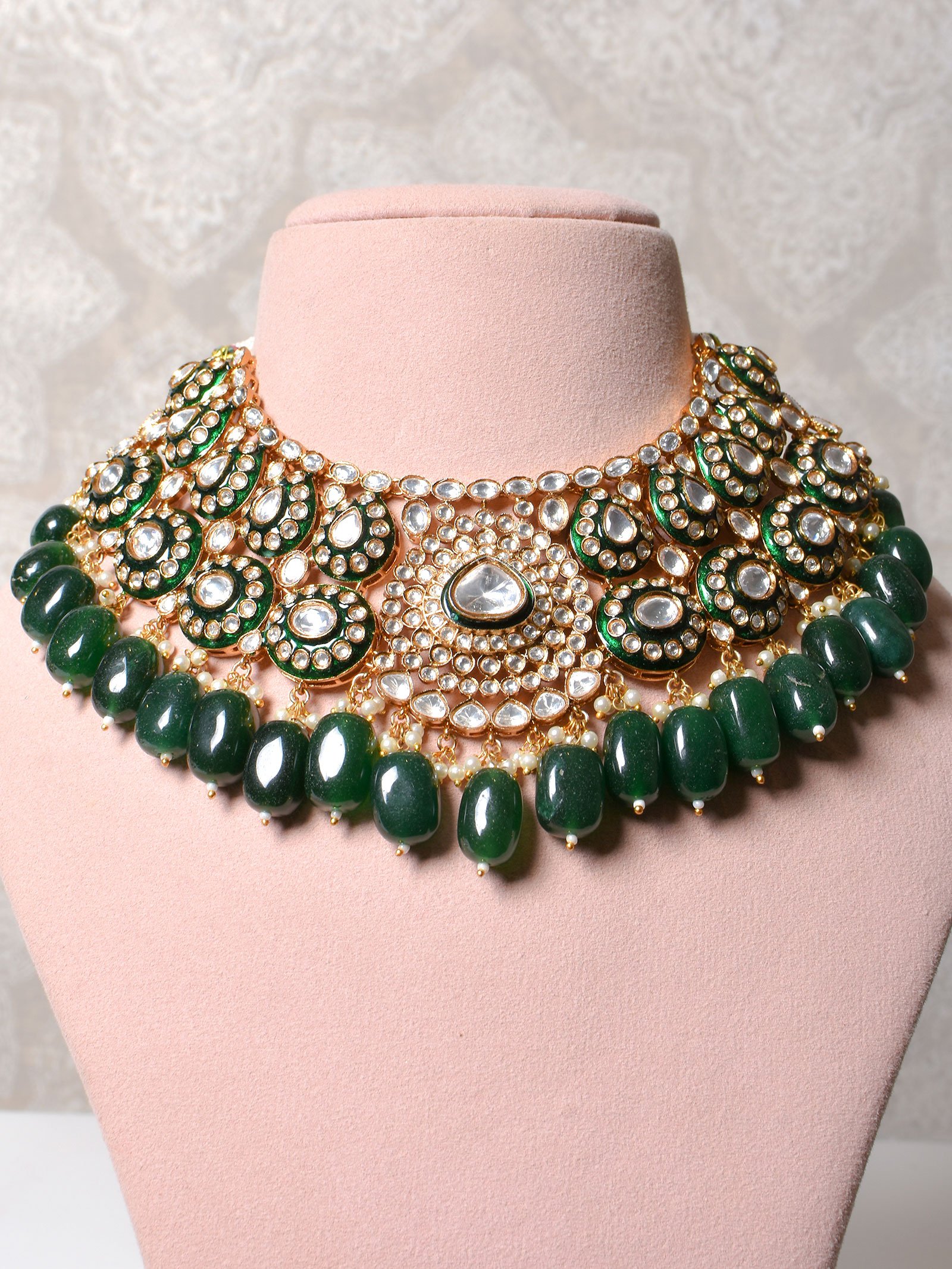 Suhasini Polki Necklace set