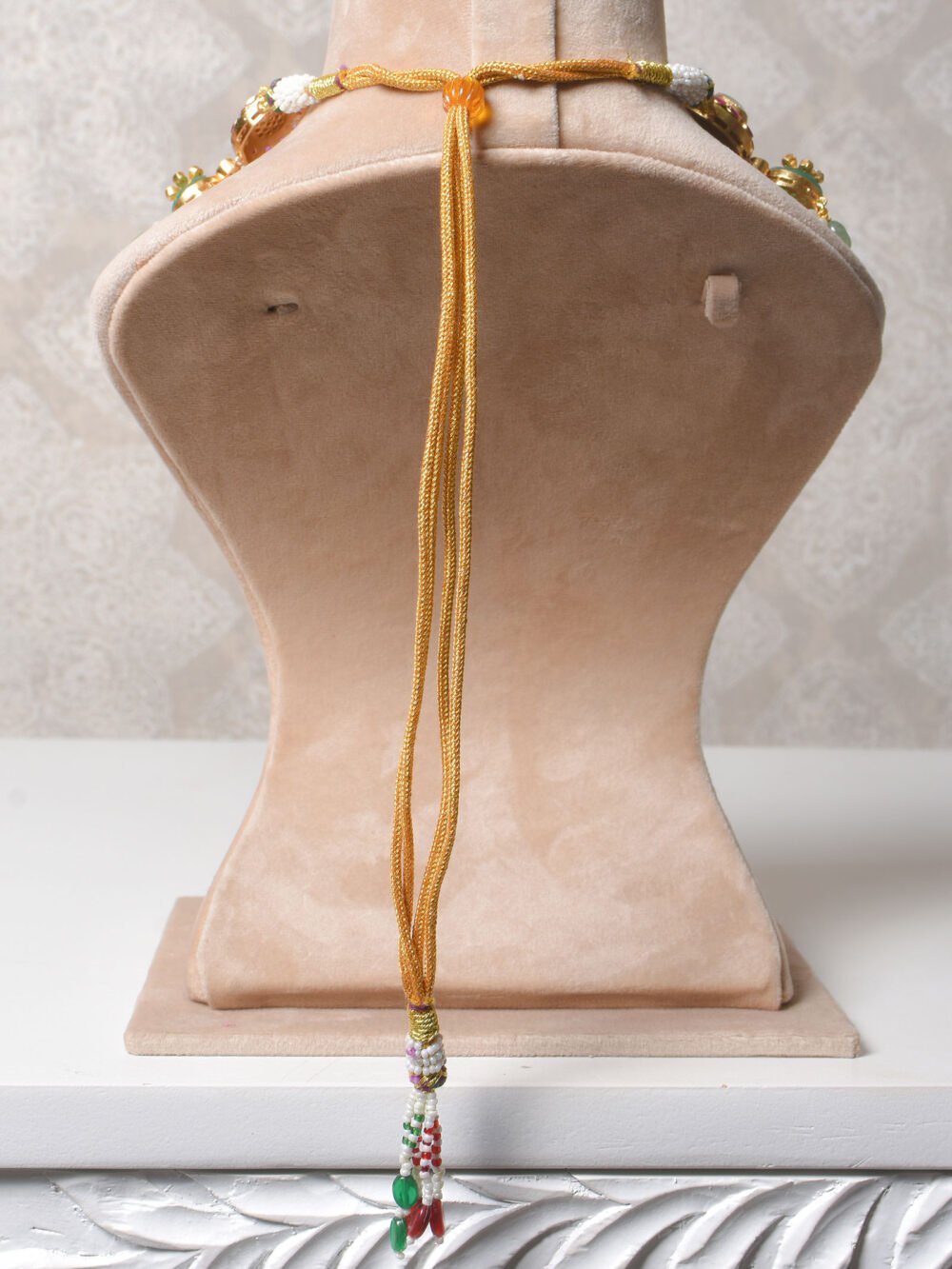 Adrika Polki Bridal Necklace Set - Image 8