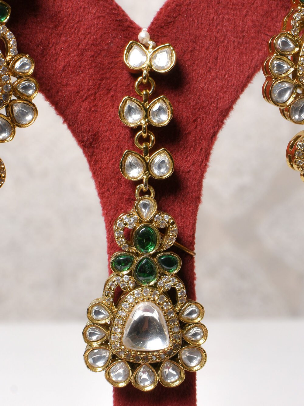 Amira Polki Bridal Choker Set - Image 6