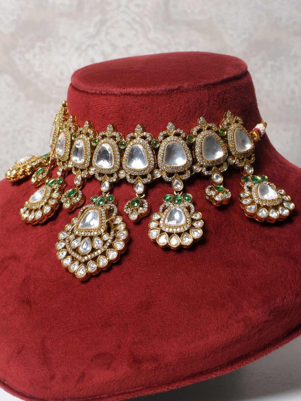 Amira Polki Bridal Choker Set - Image 3