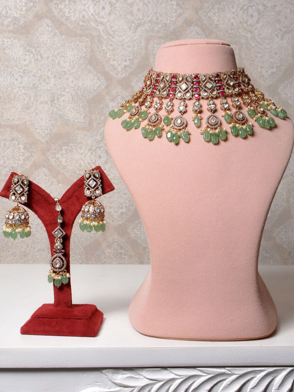 Avisha Polki Choker Set - Image 2
