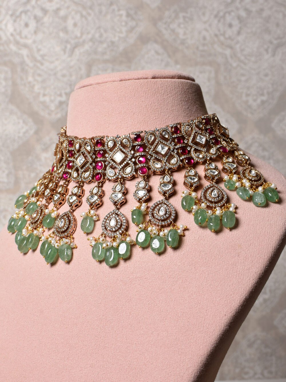 Avisha Polki Choker Set - Image 3
