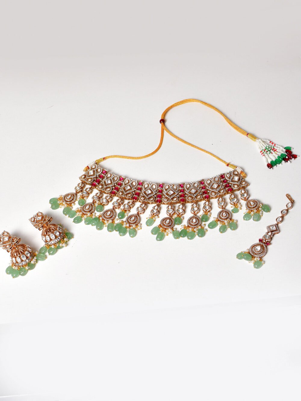 Avisha Polki Choker Set - Image 8