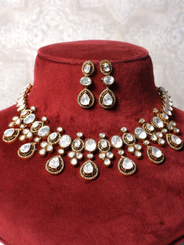 Anagha Polki Necklace Set
