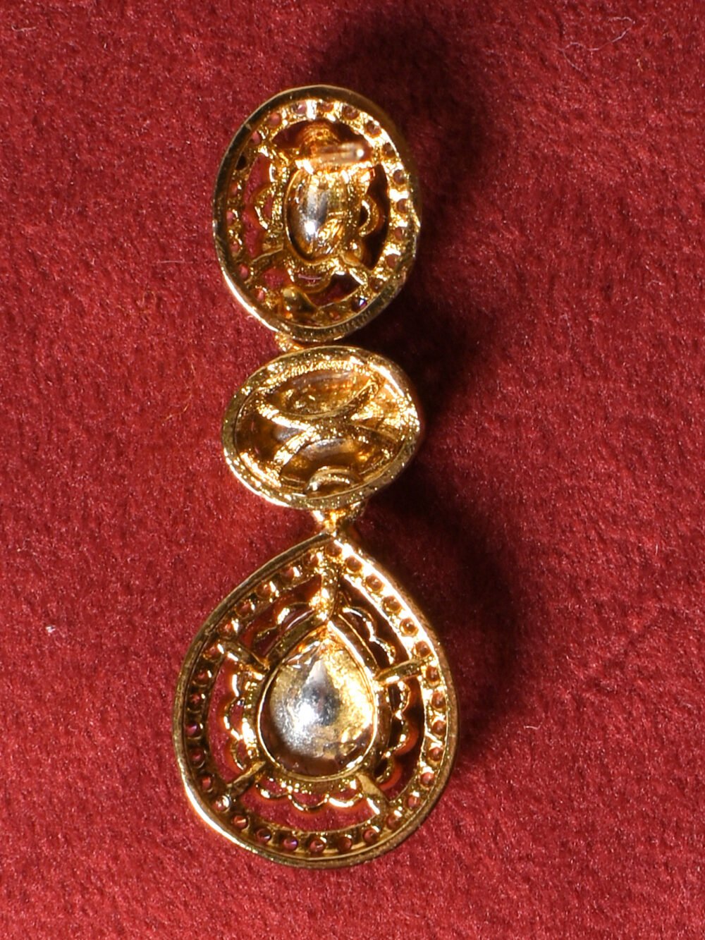 Anagha Polki Necklace Set - Image 5