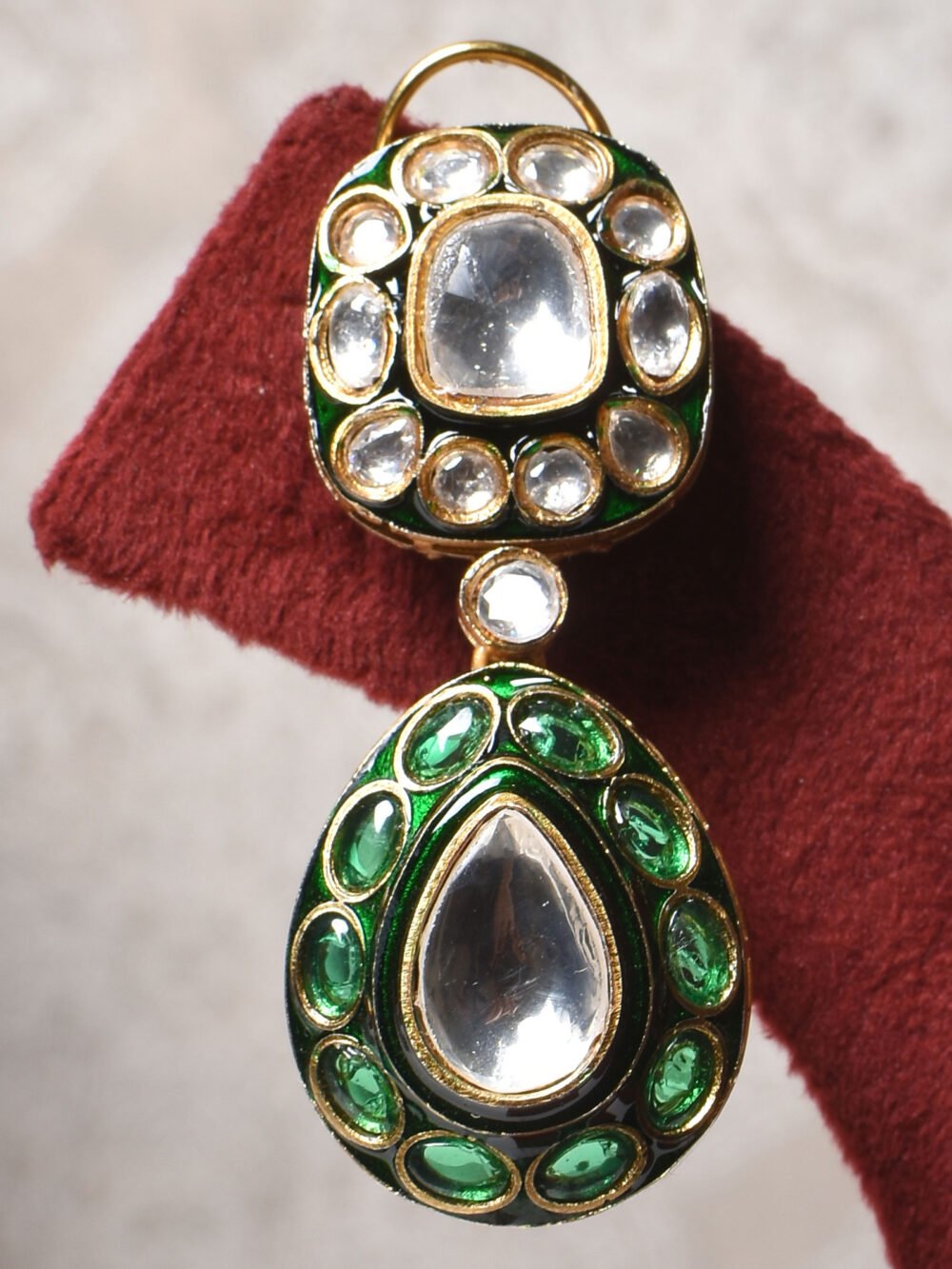 Arpita Polki Necklace Set - Image 6