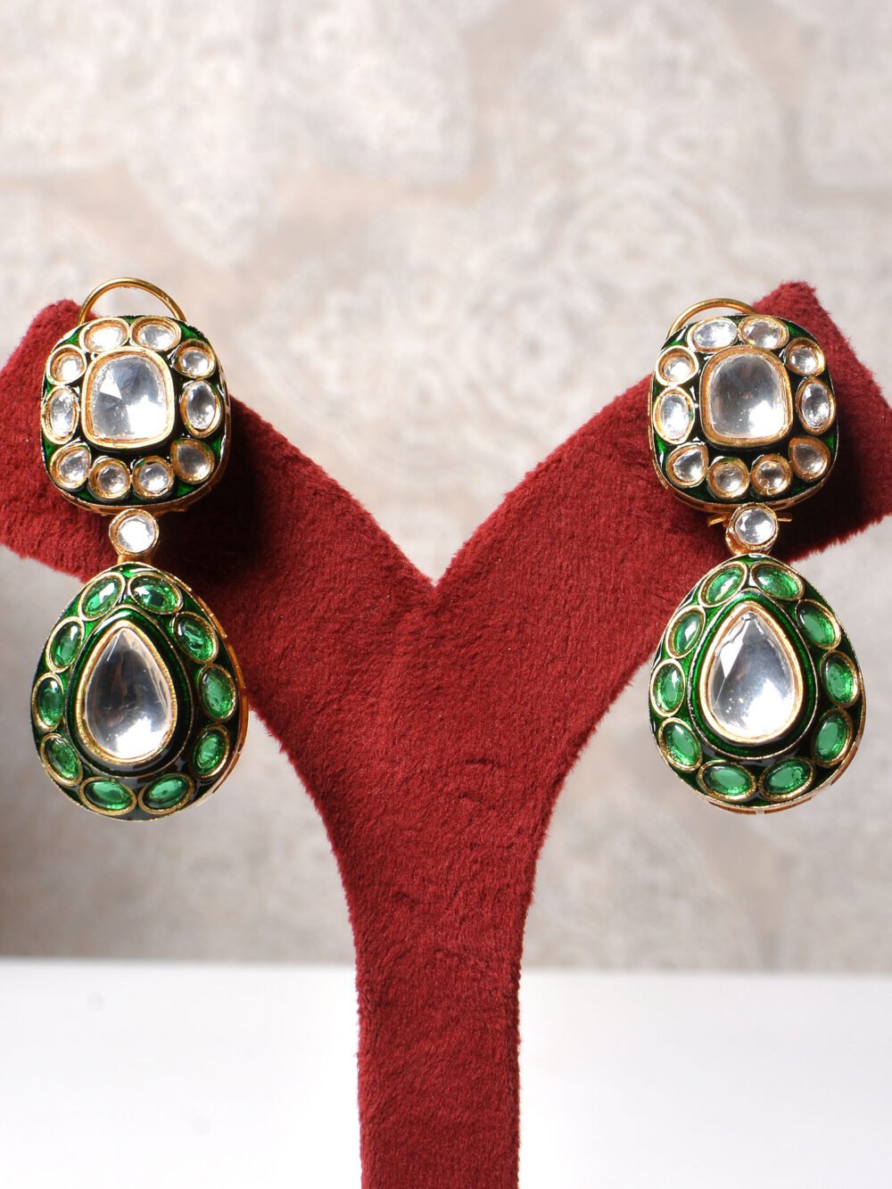 Arpita Polki Necklace Set - Image 5