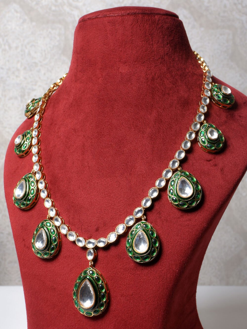 Arpita Polki Necklace Set - Image 3