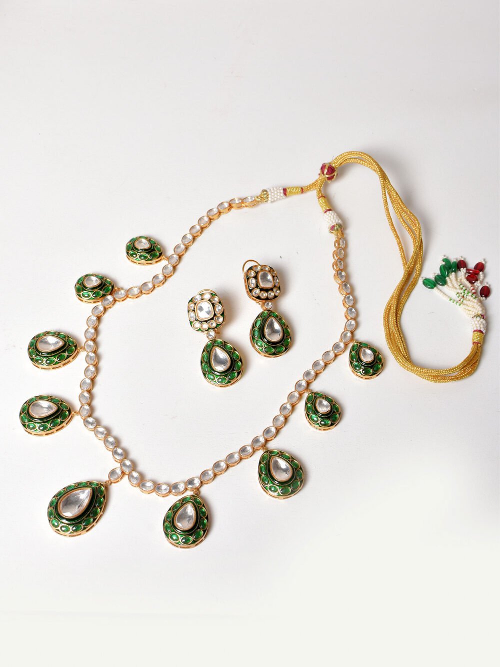 Arpita Polki Necklace Set - Image 8