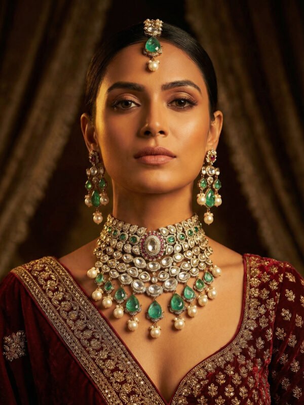 Mahira Polki Bridal Choker Set