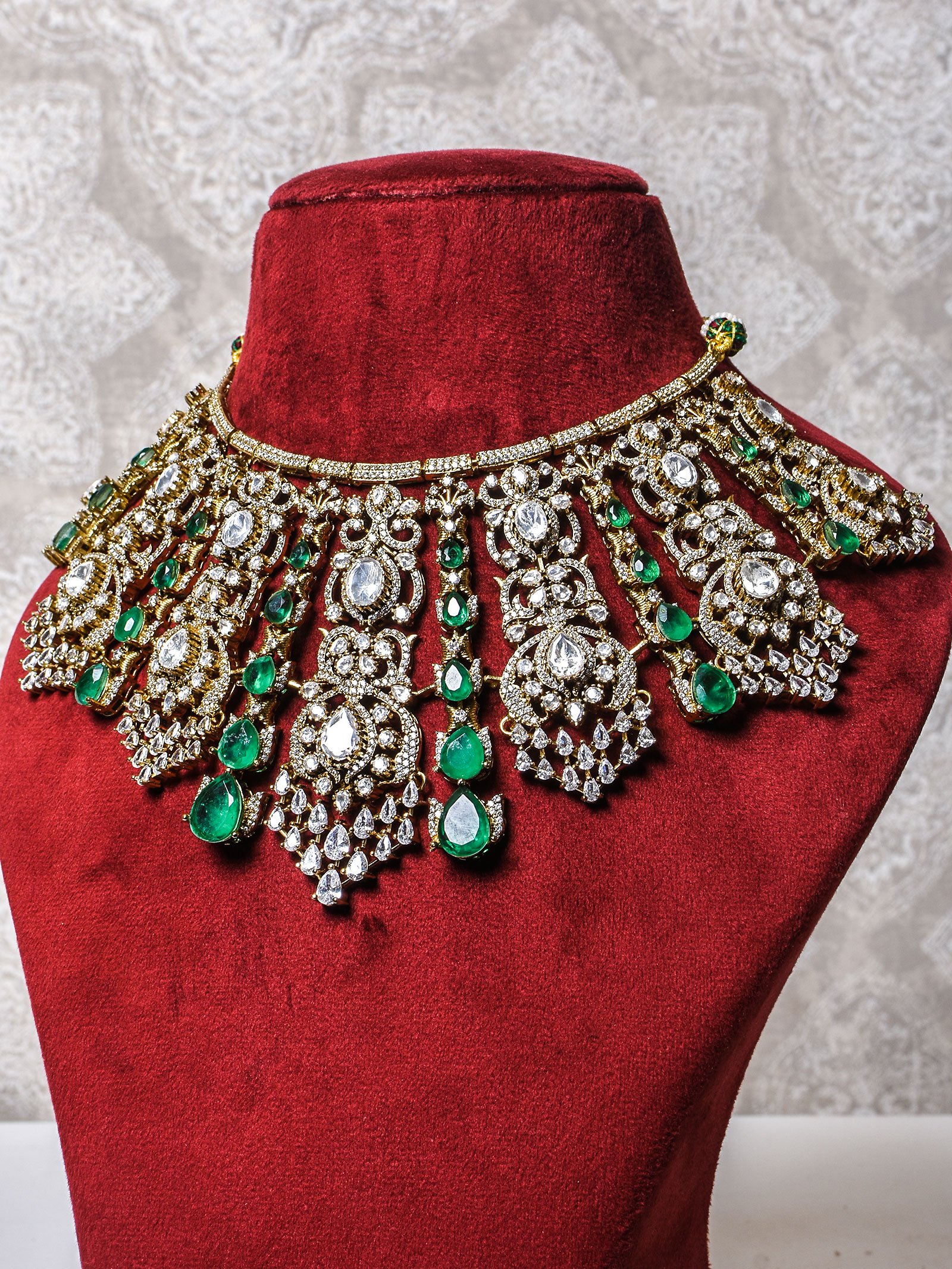 Deveshi Polki Bridal Choker Set