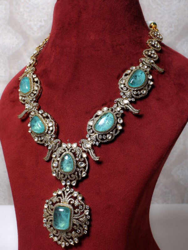 Aiyana Mint Green Necklace Set