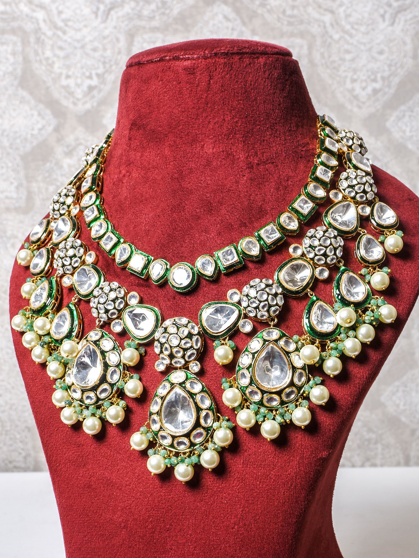 Samiksha Polki Bridal Necklace Set