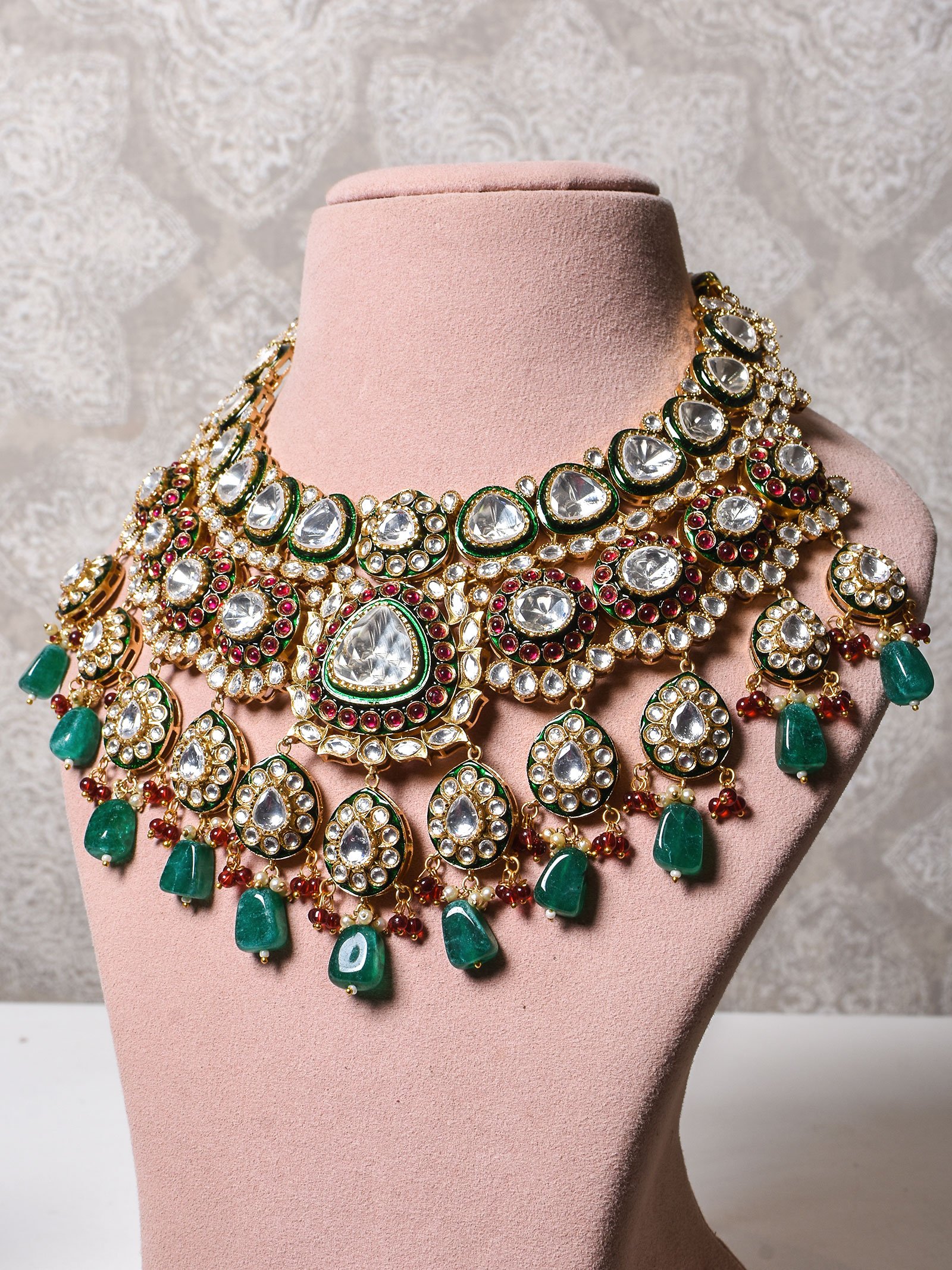 Vasudha Polki Bridal Necklace Set