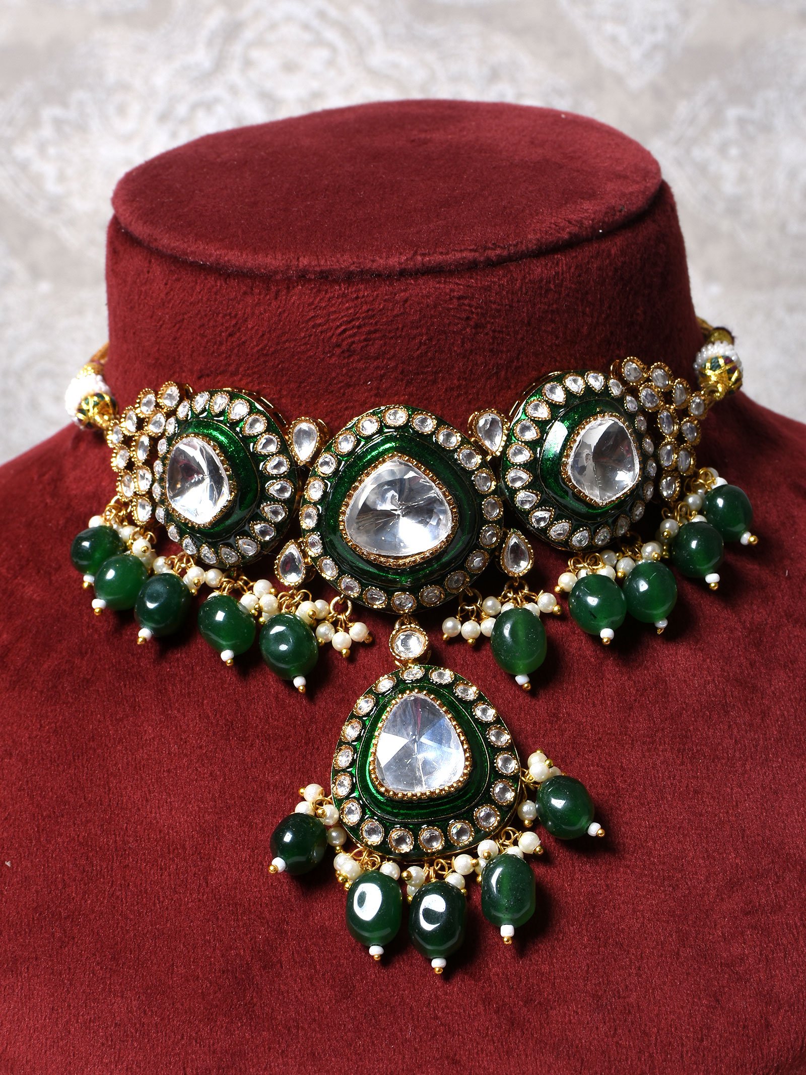 Triparna Polki Choker Set