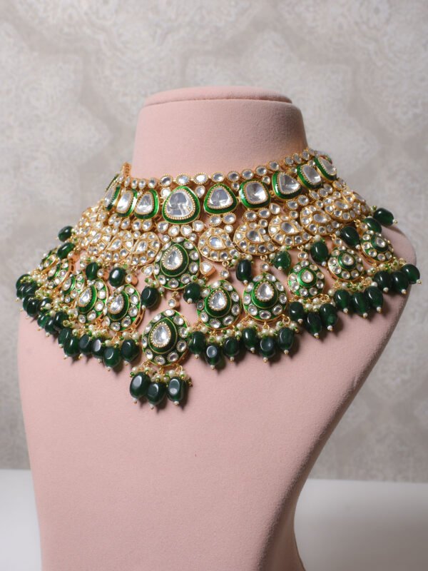 Diya Polki Bridal Necklace Set