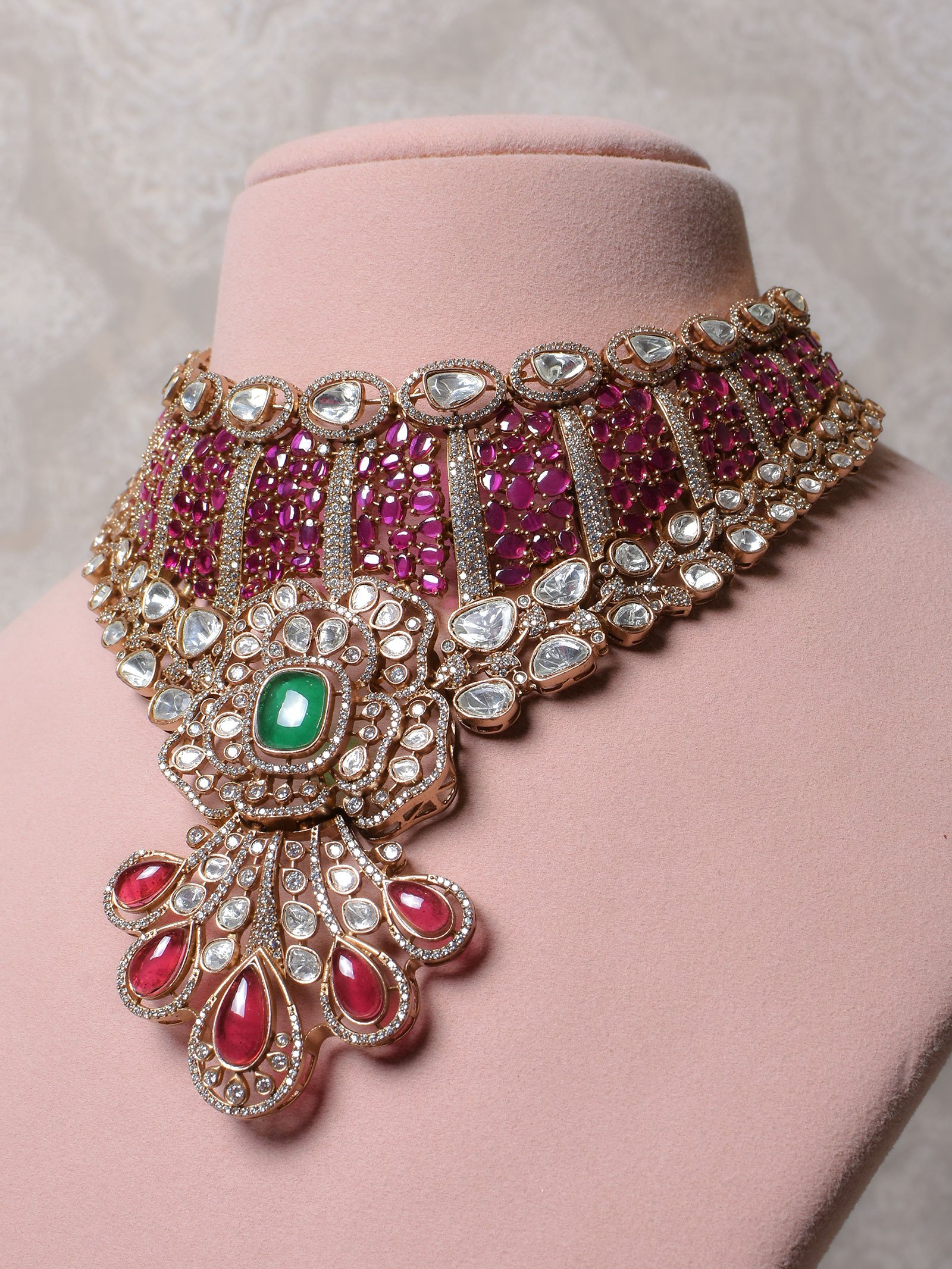 Deleena Polki Choker Set