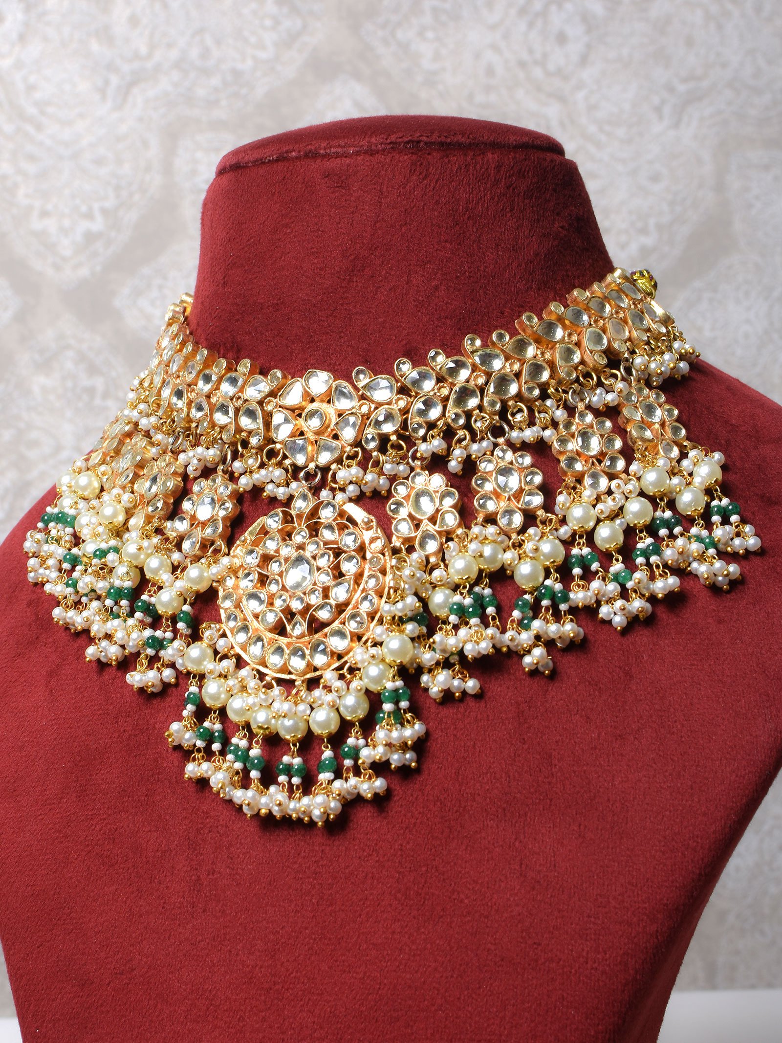 Dharika Kundan Bridal Necklace set