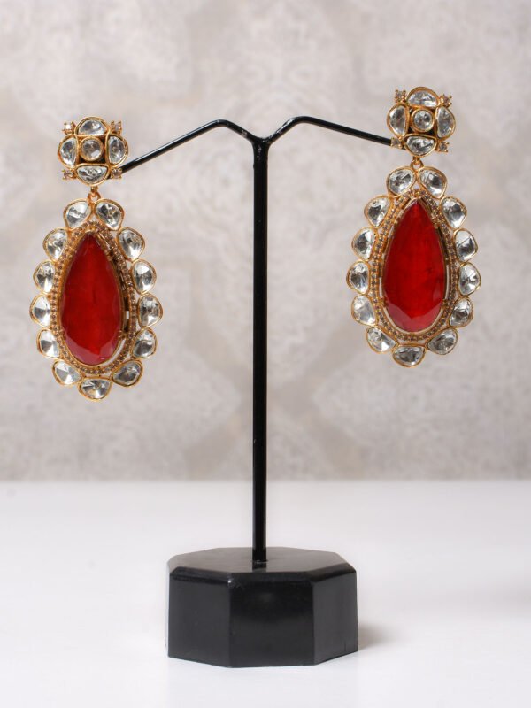 Norah Polki Ruby Earrings