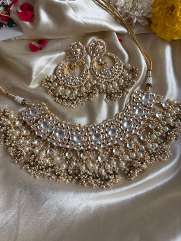 Swatika Kundan Bridal Necklace set