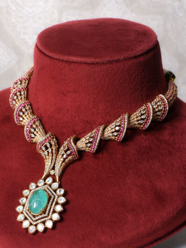 Keya Polki Necklace Set