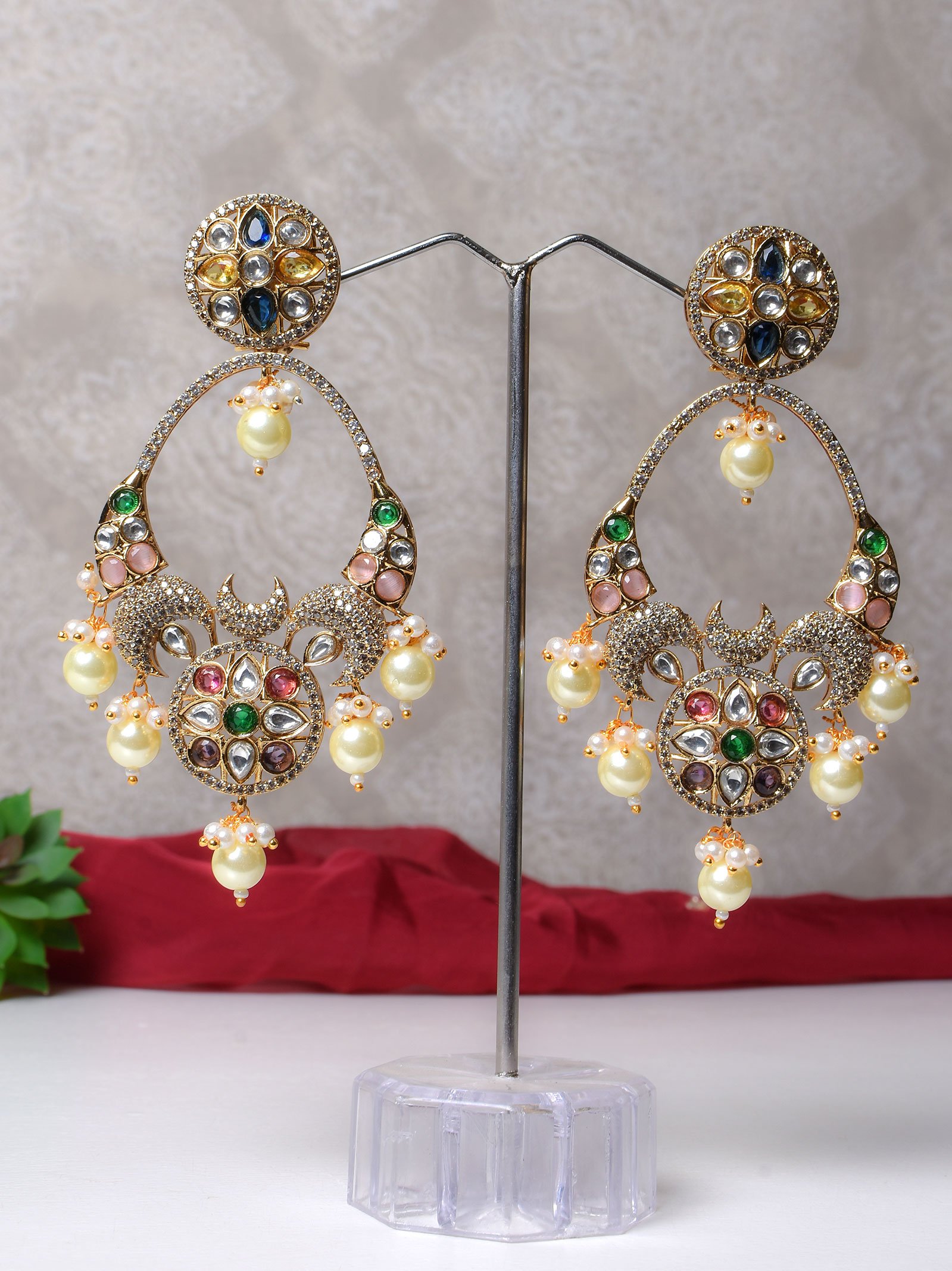 Jasmit Polki Diamond Earrings