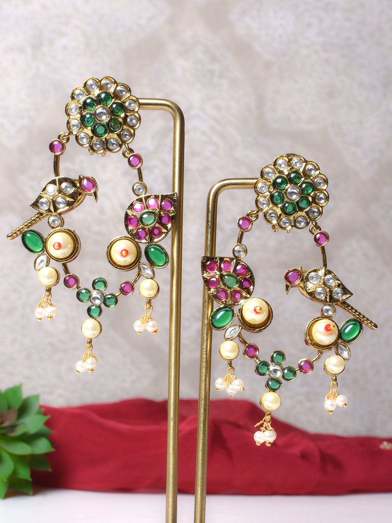 Ikshitha Kundan Earrings