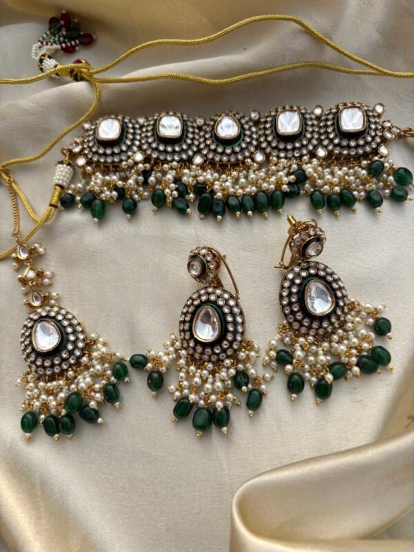 Pramika Polki Bridal Choker Necklace Set