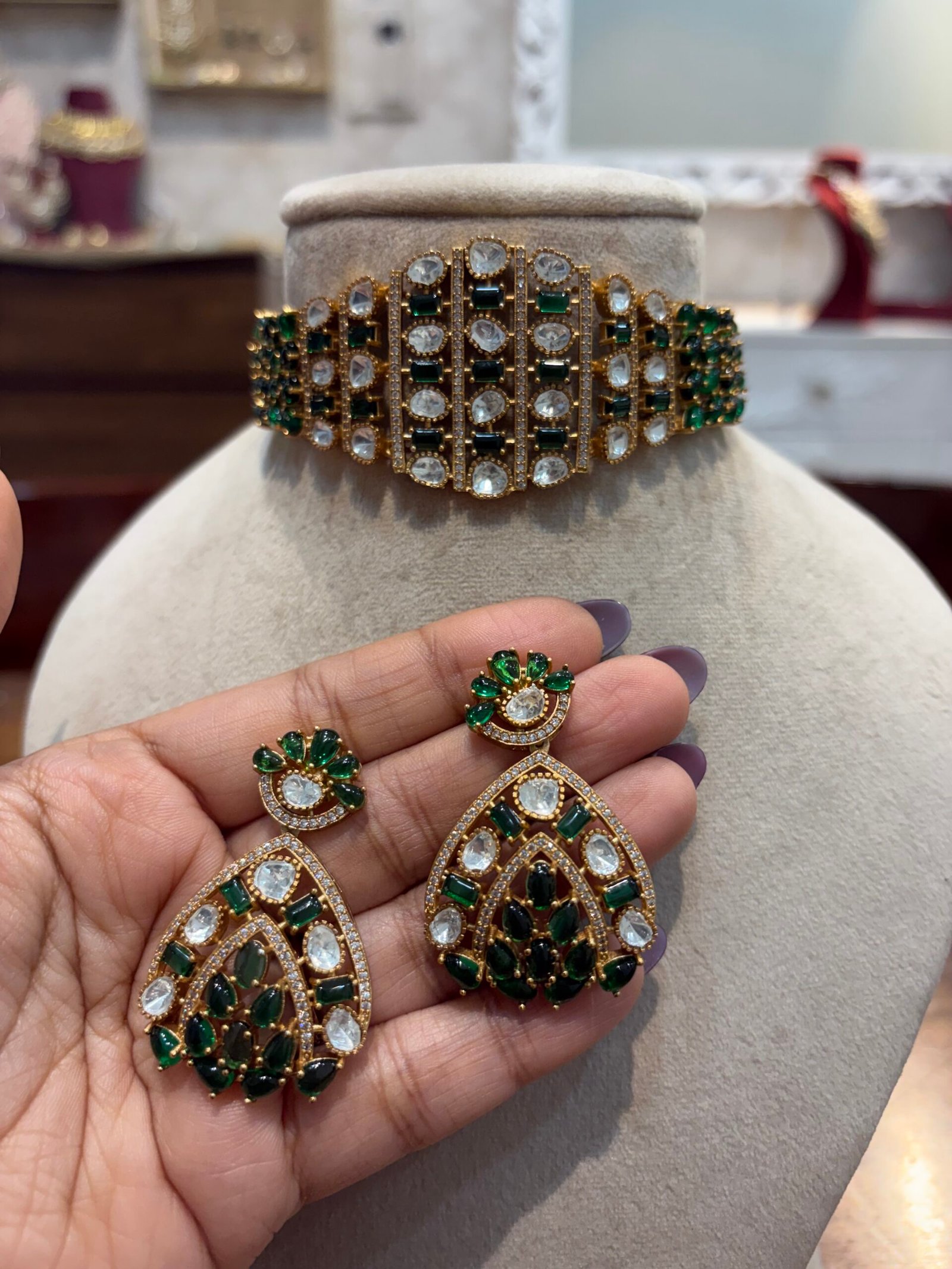 Hasika Polki Choker Set