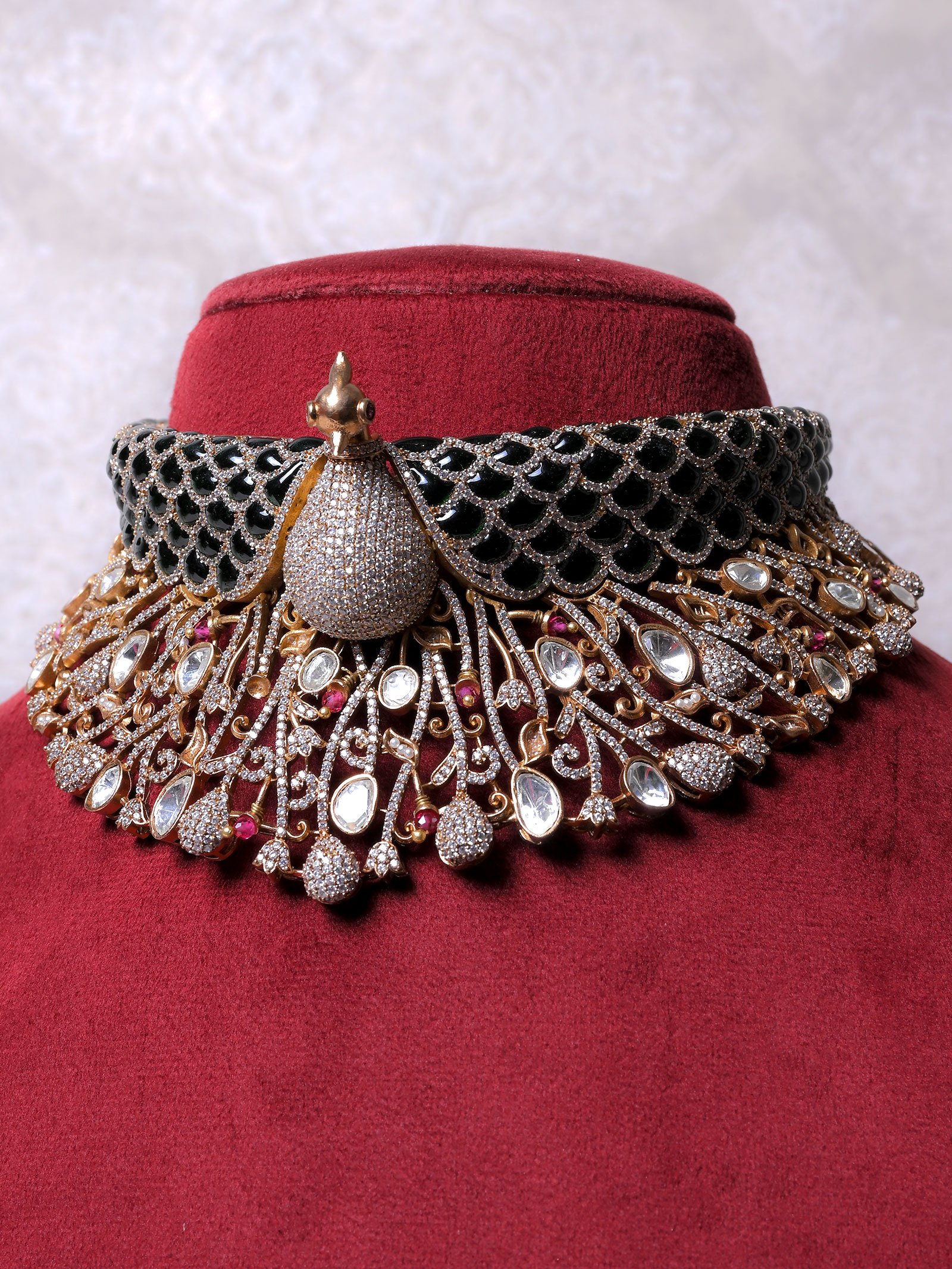 Nilaya Polki Bridal Choker Necklace Set