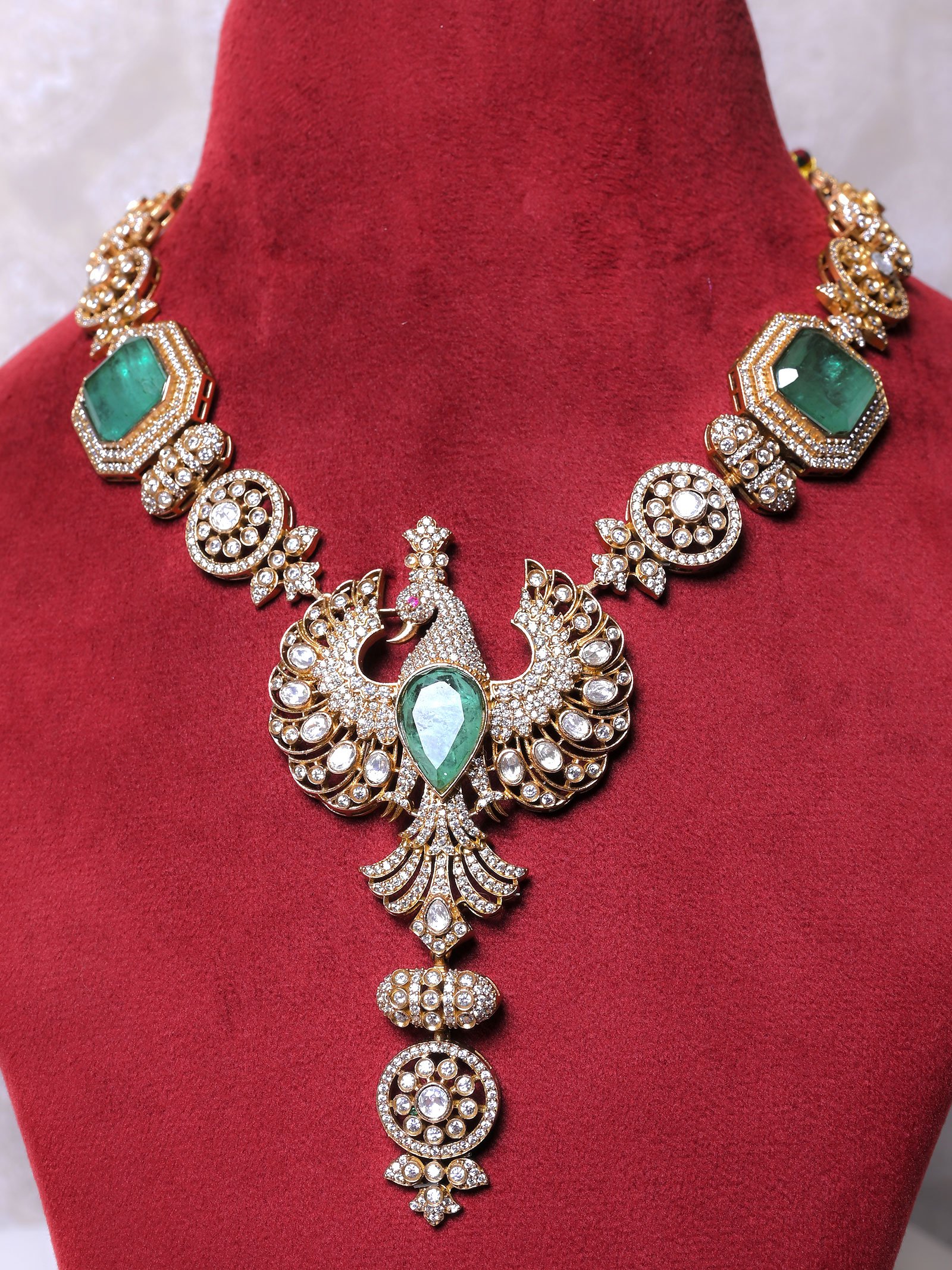Damini Polki Necklace Set