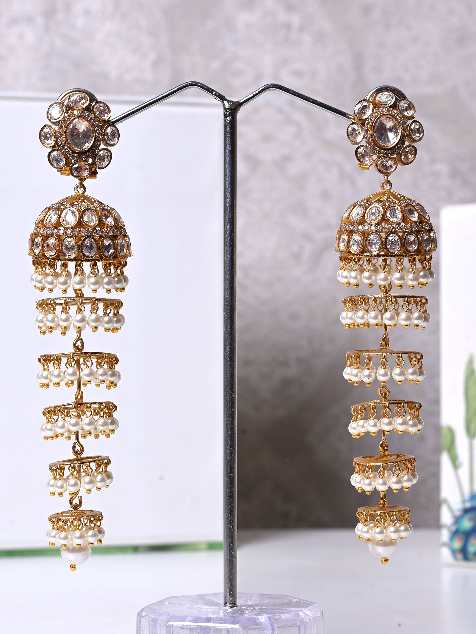 Ridhi Polki Diamond Earrings