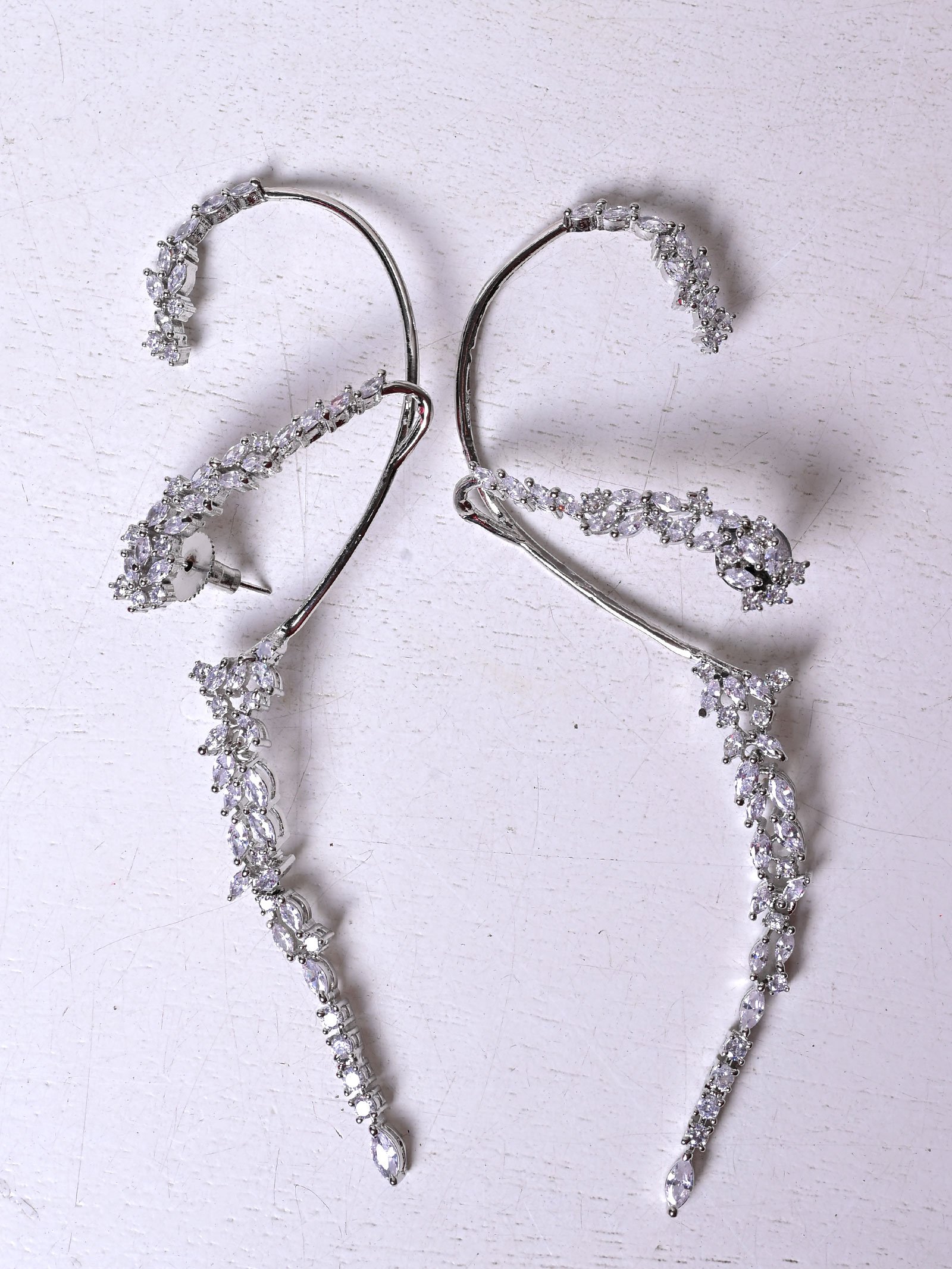 Aarvi diamond Earcuffs