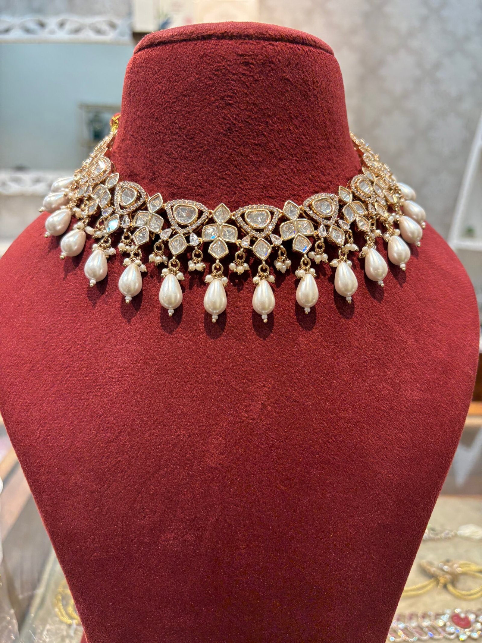Kashmira Polki Necklace Set