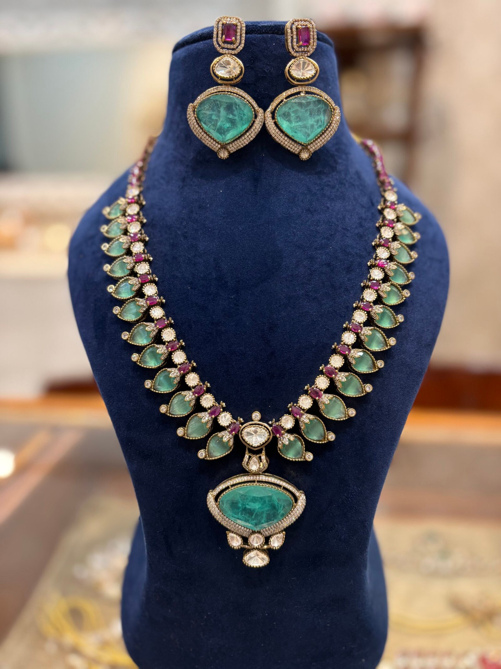 Chaitali Polki Necklace Set