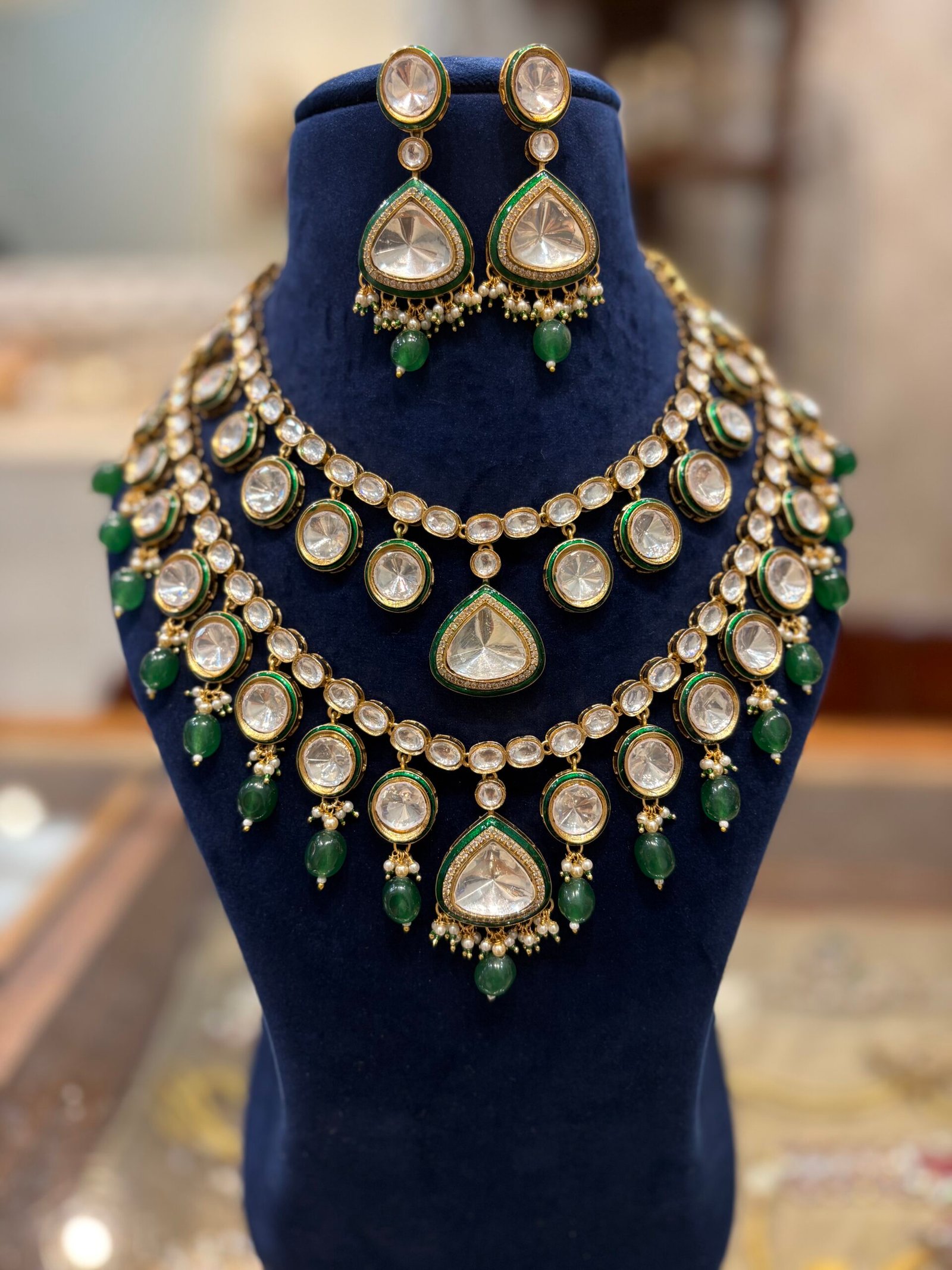 Chinmayi Polki Necklace Set