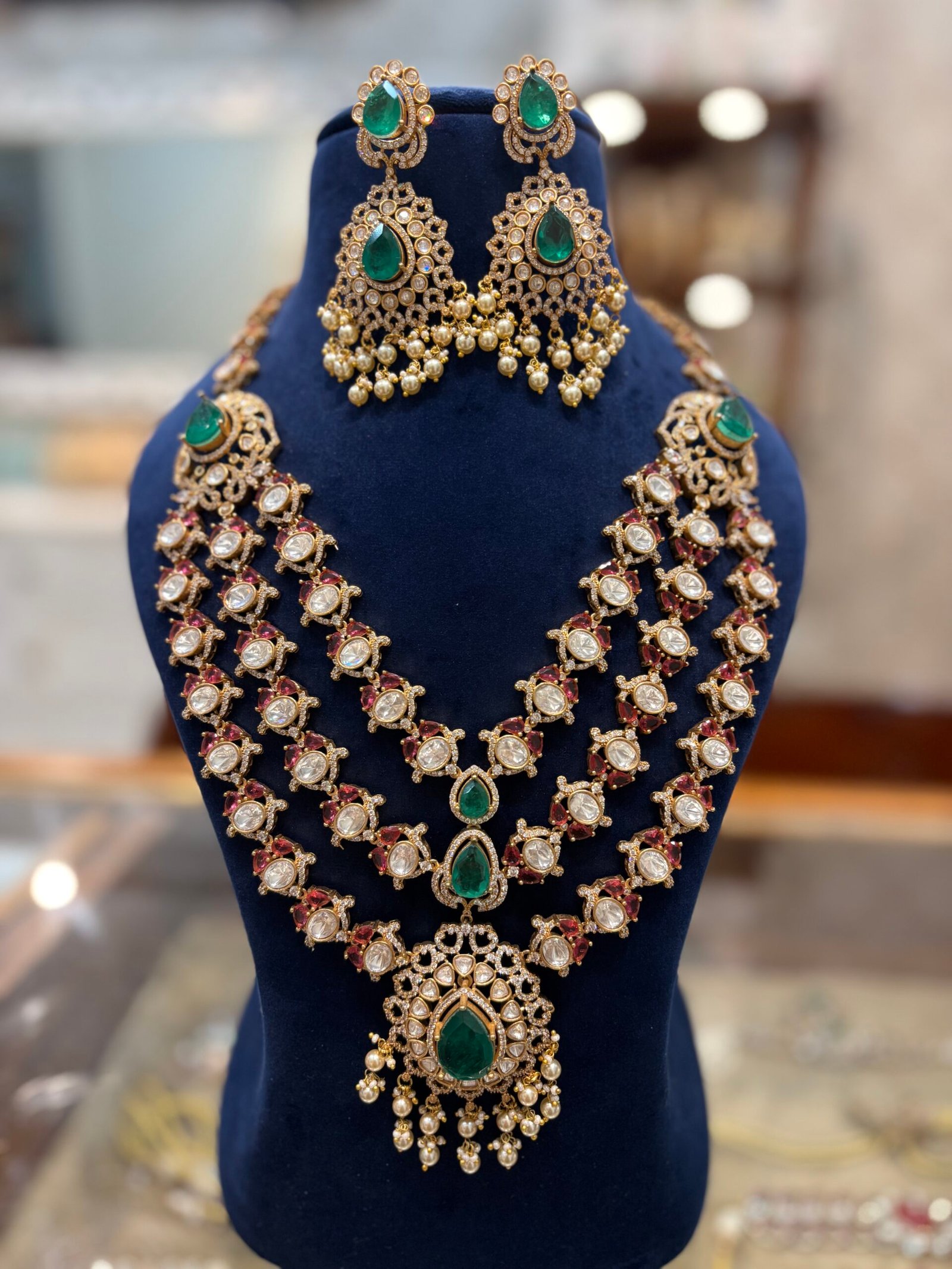 Chandni Polki Necklace Set
