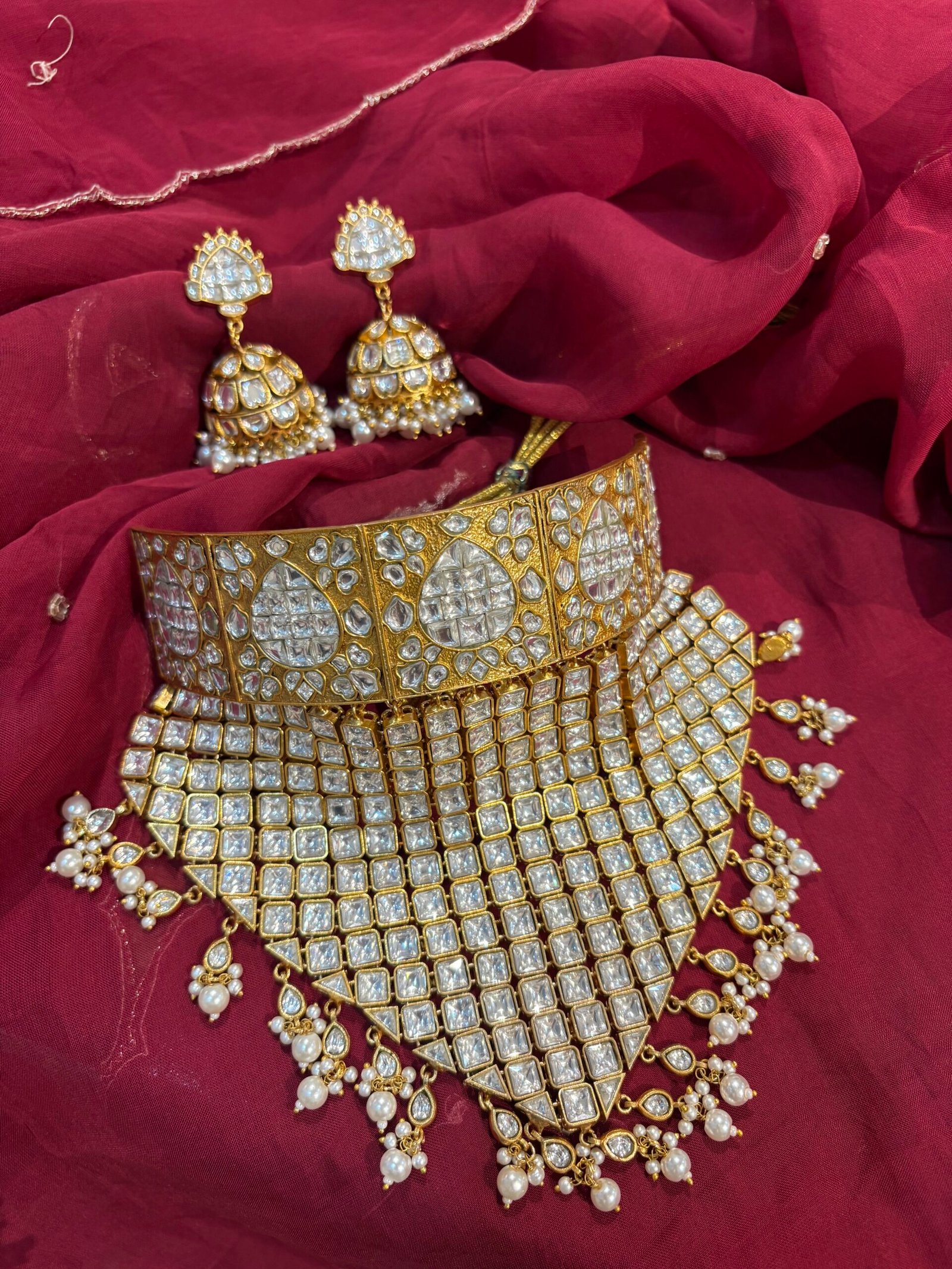 Dhara Polki Necklace Set
