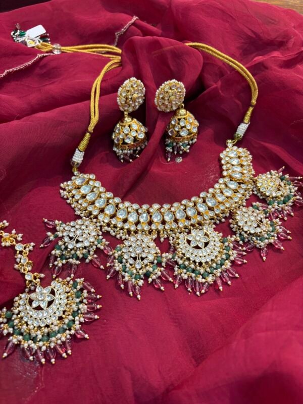 Vatsalya Kundan Bridal Necklace set